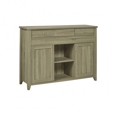 BUFFET W/ EXT. DARK TAUPE